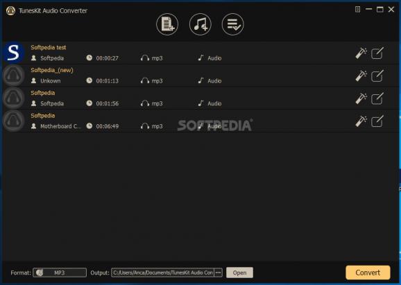 TunesKit Audio Converter screenshot