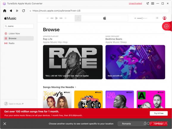 Tunesolo Apple Music Converter screenshot
