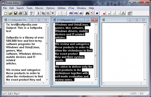 Turbo Editor screenshot
