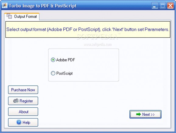 Turbo Image to PDF & PostScript screenshot