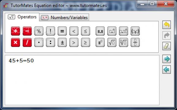 TutorMates Equation Editor screenshot