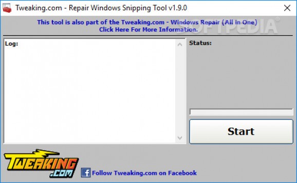 Repair Windows Snipping Tool screenshot