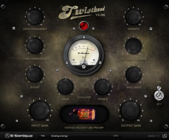 Twisthead VS-206 screenshot