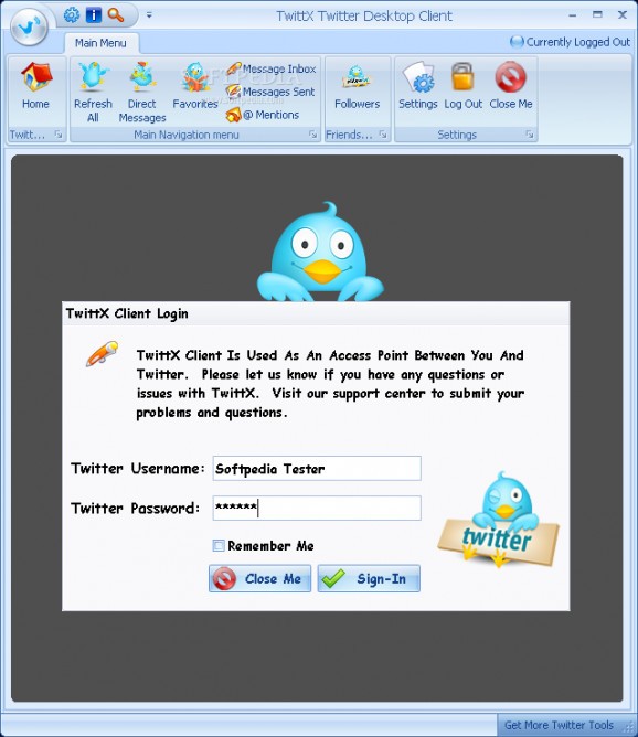 TwittX Twitter Desktop Client screenshot