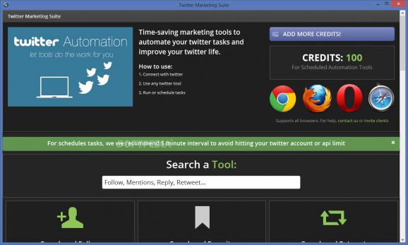 Twitter Marketing Suite screenshot