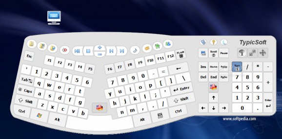 Typical Virtual Keyboard screenshot