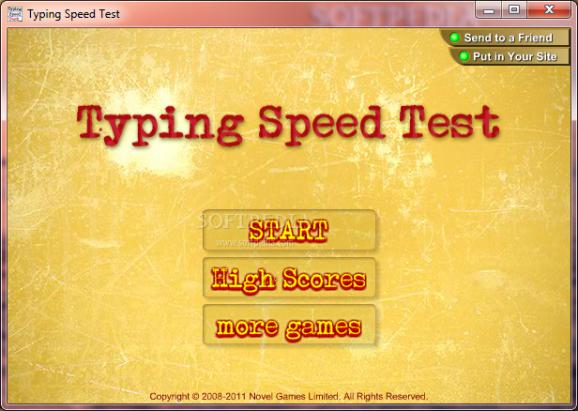 Typing Speed Test screenshot