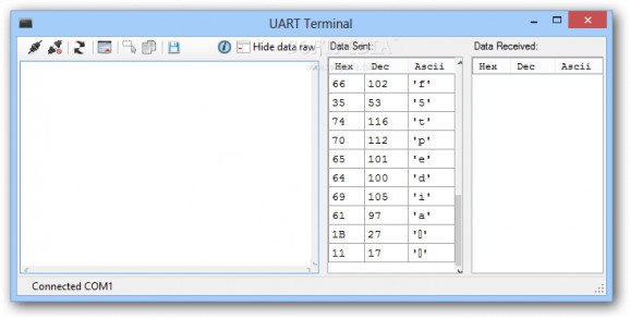 UART Terminal screenshot