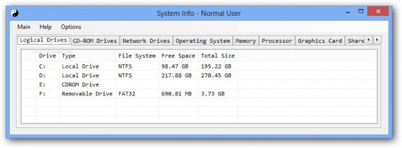 System Info screenshot