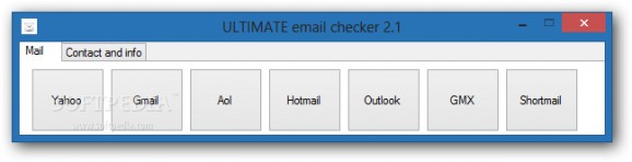 ULTIMATE email checker screenshot