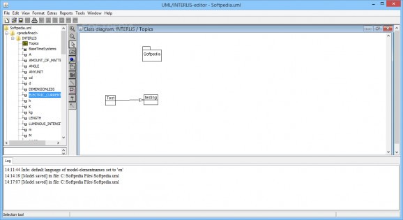 UML Editor screenshot