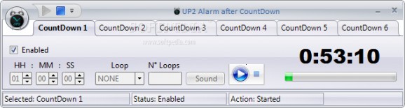 UP2 Alarm after CountDown screenshot