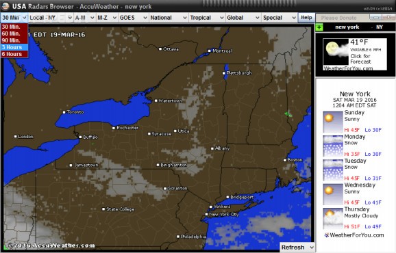 USA Radars Browser screenshot