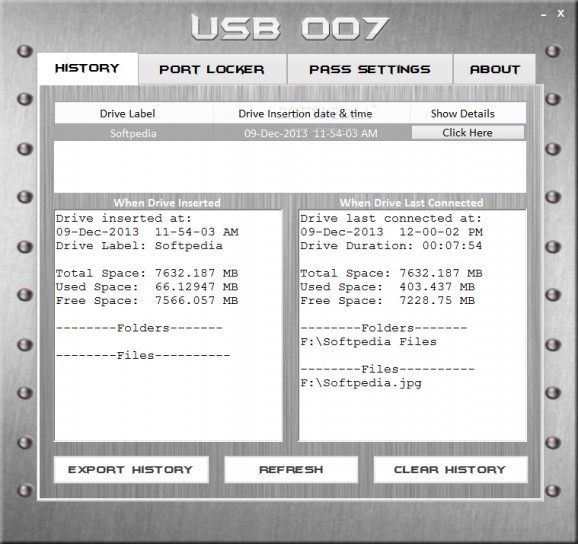 USB 007 screenshot