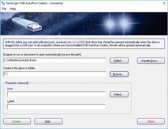 SamLogic USB AutoRun Creator Small Office screenshot