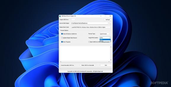 USB Boot Drive Creator screenshot