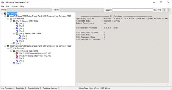 USB Device Tree Viewer screenshot