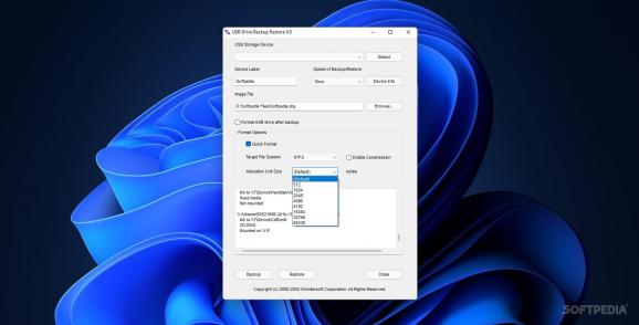 USB Drive Backup Restore screenshot