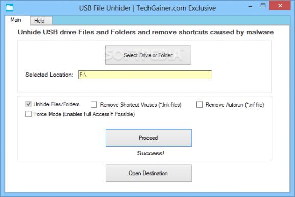 USB File Unhider screenshot