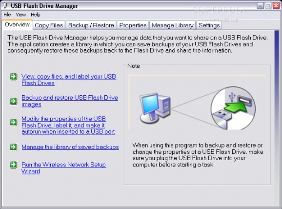 Microsoft USB Flash Drive Manager (Standard) screenshot