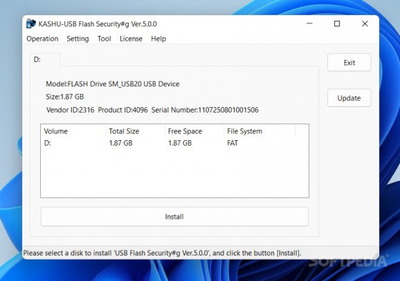 USB Flash Security#g screenshot