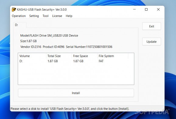 USB Flash Security+ screenshot