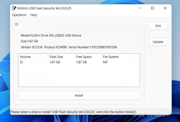 USB Flash Security screenshot