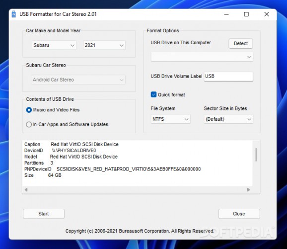 USB Formatter for Car Stereo screenshot