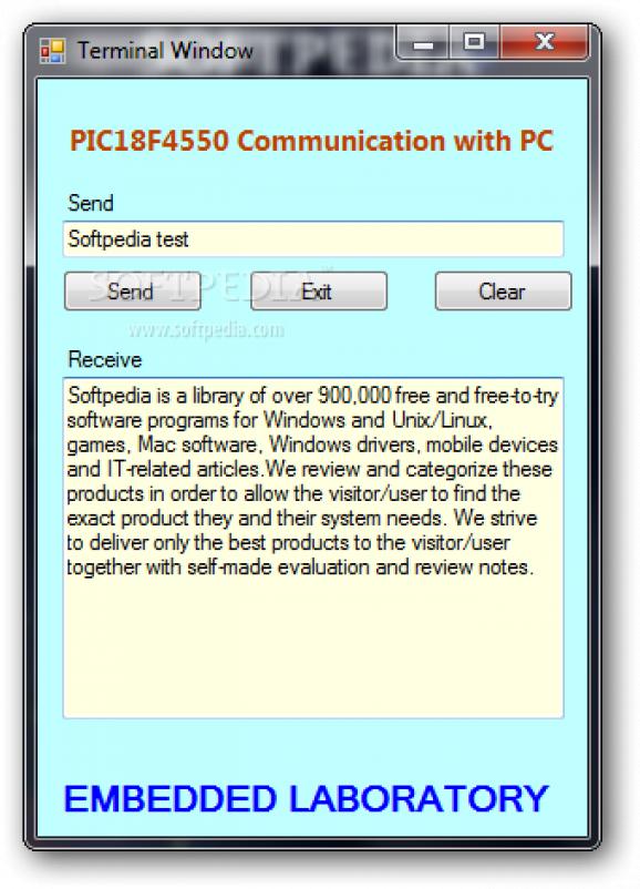 USB HID Terminal screenshot