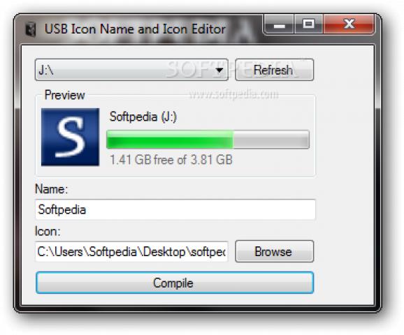 USB Name And Icon Editor screenshot
