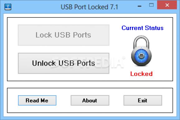 USB Port Locked screenshot