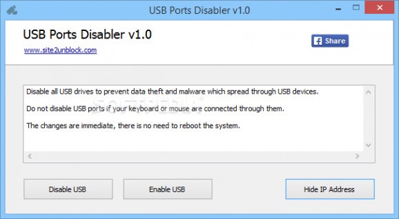 USB Ports Disabler screenshot
