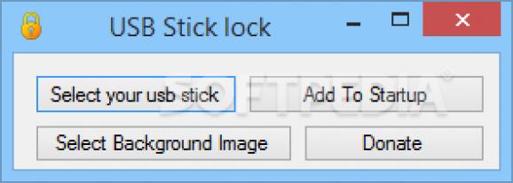 USB Stick lock screenshot