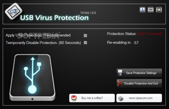 USB Virus Protection screenshot