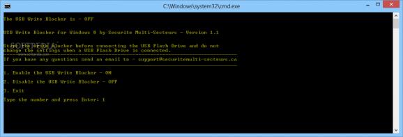 USB Write Blocker screenshot