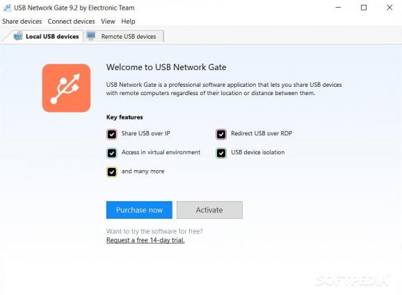 USB Network Gate screenshot