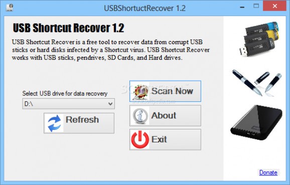USBShortcutRecover screenshot