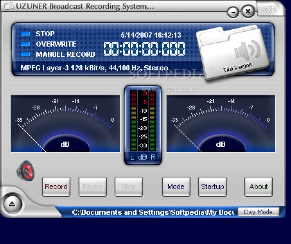 UZUNER Broadcast Recording System screenshot