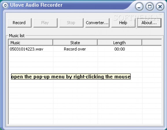 Ulove Audio Recorder screenshot