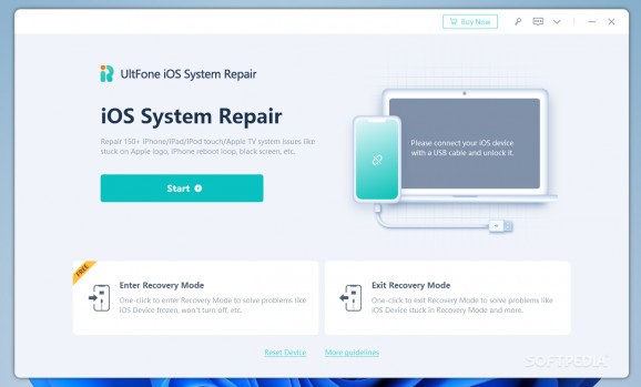 UltFone iOS System Repair screenshot