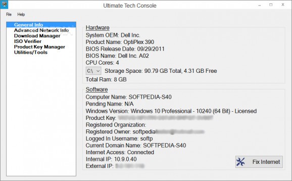 Ultimate Tech Console screenshot
