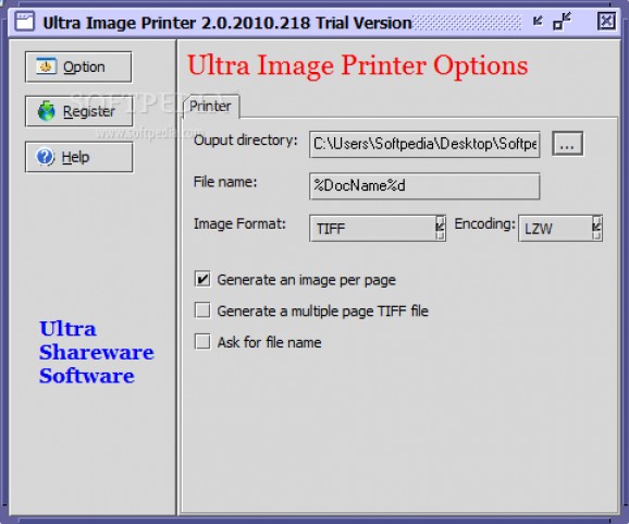 Ultra Image Printer screenshot
