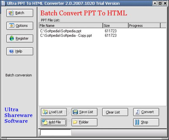 Ultra PPT To HTML Converter screenshot