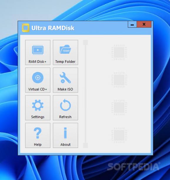 Ultra RAMDisk Lite screenshot