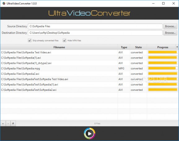 UltraVideoConverter screenshot