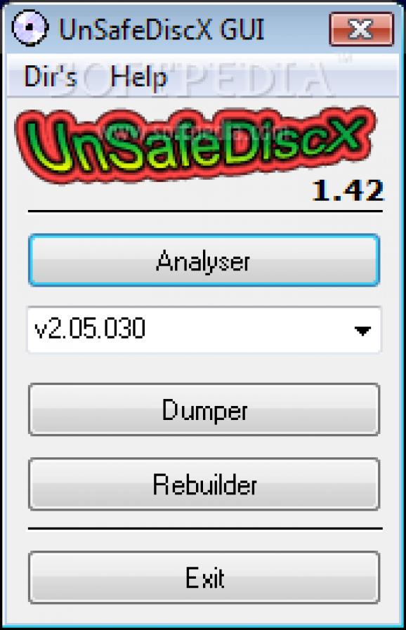 UnSafeDiscX screenshot