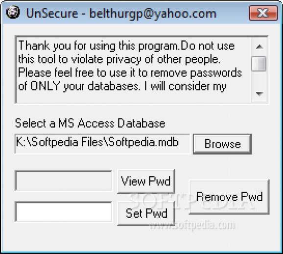 UnSecure screenshot