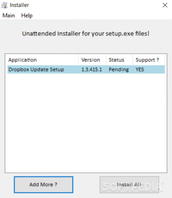 Unattended Installer screenshot