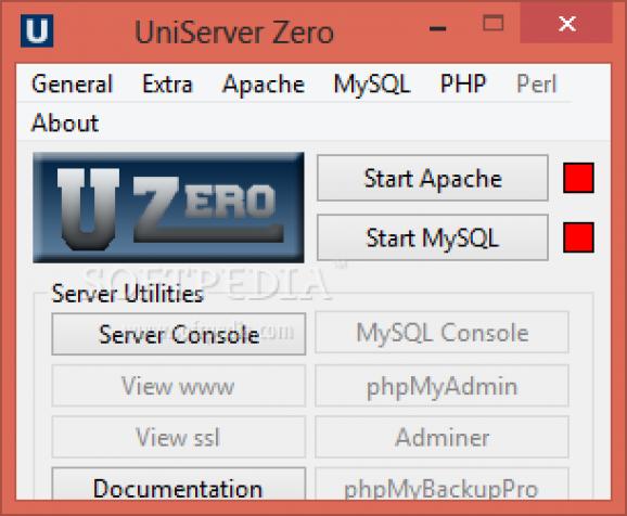 Uniform Server Zero screenshot