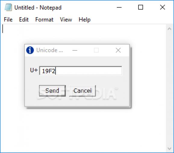 UnicodeInput screenshot